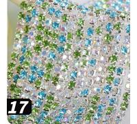 10 Metri Cintura Corda Strass Catena Orlo Diamante Trasparente Sparkle Fai da Te