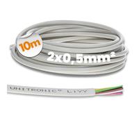 10 metri Lapp 0028502 LiYY cavo dati 2 fili I cavo prolunga LED I cavo dati I cavo segnale 2 fili I cavo di controllo 2x0,5 mm²