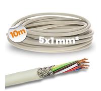 10 metri Lapp 0034805 LiYCY 5x1 mm² Cavo di controllo I Cavo dati in PVC grigio I Cavo di collegamento LED