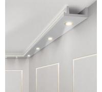 10 Metri Listini di Stucco Modanature per Illuminazione Indiretta LED Premium