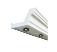 10 Metri Listini di Stucco Profilo Spot Illuminazione Indiretta XPS OL-62 Weiß