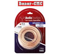 10 metri matassa cavo altoparlanti 2x1mm² polarizzata cavi casse stereo HI-FI