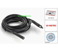 10 METRI TELECAMERA ENDOSCOPICA USB ISPEZIONE FLESSIBILE LED IMPERMEABILE