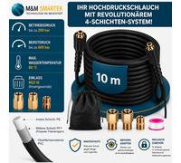 10 Metri Tubo Alta Pressione Prolunga per Kärcher Easylock HD 200bar +