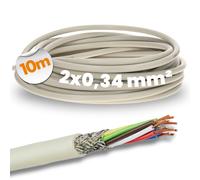 10 Metro Lapp Cavo 0034502 Unitronic Liycy 2x0,34 MM ² Linea Filo Rame PVC