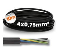 10 Metro Lapp Cavo 16002583 H05RN-F 4G0,75mm ² Rame di Connessione Litze Gomma