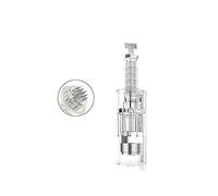 10 micro aghi per Dermapen aghi di ricambio punte cartuccia slot vite normale per auto Derma Electric Microneedling Pen 36 pin stile fibbia