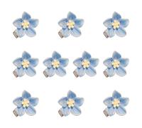 10 mini fermagli per capelli blu, piccoli fermagli per capelli, per donne, ragazze, graziosi mini spirali, clip per capelli, piccoli fermagli per foto, tutti i giorni, feste, matrimoni