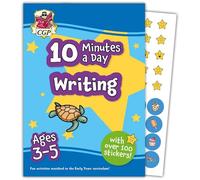 10 Minutes a Day Writing for Ages 3-5 (with over 100 stickers)
