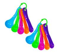 10 Misurini Colorati, Misurini In Plastica, Misurini Graduati, Utensili Da Cucina, Misurini Durevoli