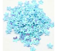 10 mm 10 g a forma di fiore a cinque foglie in PVC sfuso con paillettes miste, stelle glitterate, cucito, abbigliamento, fai da te, decorazioni per la casa, accessori, artigianato - AB blu 10 g