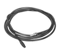 10 mm × 5 m Molla Sturatubi, Stura Lavandini e Scarichi, Stura Tubi di Scarico con Attacco per Trapano, Sonda per Sturare Tubi di Scarico, per Vasca da Bagno, Lavandino, WC (1)