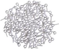 10 Mm By Hoop 4 Mm Eye Screw Ganci in Acciaio Inox Eye Lag per Resina, Gioielli, Perline E Plastica Riutilizzabile, 100 Pezzi Fashion Processing