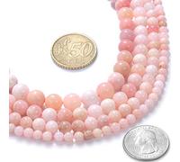 10 mm di opale naturale in polvere naturale, perline rotonde sfuse di cristallo, per bracciali, collane, accessori artigianali per la creazione di gioielli fai da te, 1 filo da 38,1 cm