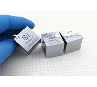 10 mm elemento metallo denso cubo con scatola acrilica 99,95% purezza strumento didattico, regalo per studenti, insegnanti, scienza chimica, materiale hobby, esperimento di laboratorio, un pezzo