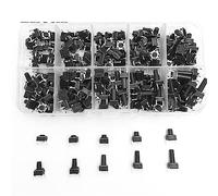 10 modelli 6 * 6 Tact Micro Switch Kit pulsante tattile 2P 4P 4.3 5~13MM DIP SMD Staffa impermeabile 6x6 Interruttori PCB a chiave FAI DA TE(Dip 200pcs)