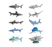 10 Modelli di Animali Marini, Creature Marine, Giocattoli Educativi, Realistici, Creature degli Abissi.