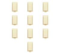 10 MODULI FALSO POLO, BIANCO, COMPATIBILE CON BTICINO MAGIC, TAPPO DI CHIUSURA, MODULI E FRUTTI 100% COMPATIBILI, MATERIALI DI ALTA QUALITA'