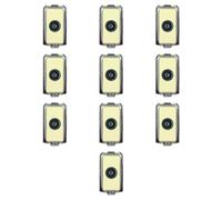 10 MODULI PRESA ANTENNA TV, BIANCO, COMPATIBILE CON BTICINO MAGIC, PRESA CON CONNETTORE DIAMETRO 9,5MM, MODULI E FRUTTI 100% COMPATIBILI, MATERIALI DI ALTA QUALITA'