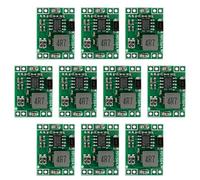 10 moduli Step Down MP1584EN da 4,5-28 V a 0,8-20 V DC-DC Buck convertitore | Modulo convertitore DC DC da 24 V a 12 V 9 V 5 V 3 V, convertitore Buck per Arduino e progetti fai da te