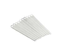 10 molle a balestra for clarinetto e sassofono in acciaio inossidabile, 1,18x0,09 pollici, accessorio for strumento a fiato in argento