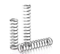 10 molle di compressione, diametro del filo 0,7 mm, molla telescopica meccanica in acciaio inossidabile.,10 pezzi,0,7x7x150mm