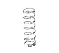 10 molle di compressione in acciaio inox, diametro filo 0,4 mm, diametro esterno 2/2,5/3/3,5 mm, lunghezza 5-50 mm(8mm,2.5mm-0.4mm)