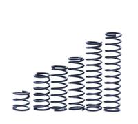 10 Molle Di Compressione Tipo Y Nere, Diametro Esterno Del Filo 1,2 Mm, 13-16, Lunghezza 10-50, Acciaio 65 Mn(25mm,15mm-01)