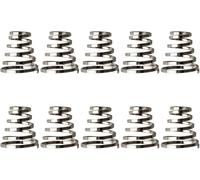 10 molle di ricambio per ruota della bicicletta, in acciaio inox, color argento, molla per ruota di mountain bike, leva a sgancio rapido, molla per ruota della bicicletta, in acciaio inox, ruote e