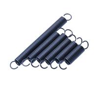 10 molle di tensione a gancio aperto, molla a doppio gancio in acciaio per molle da 0.3 mm x 3 mm x 35 mm