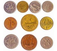 10 Monete Diverse Con Navi: Galeoni, Trireme, Caravelle, Fregate, Ingranaggi, Carote