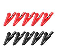 10 morsetti a coccodrillo isolati for sonde di prova da 2 mm e spine a banana, a elettrici(P2009-10PCS-2C)