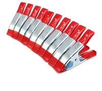 10 morsetti a molla in metallo da 15 cm, multiuso per la lavorazione del legno resistente con buona presa e punte in gomma, fissaggio forte a forma di A clip a molla per teloni, fotografia, fai da te
