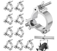 10 morsetti per occhiali, morsetti in alluminio per luci da palcoscenico (99,8 kg), robusti morsetti a O, adatti per luci par a LED, luci a punto, illuminazione a testa mobile, tubo/tubo da 1,89-2,05