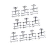 10 morsetti per tubi dell'acqua regolabili a tenuta stagna clip per tubi a molla morsetti a vite per insegnamento di fisica clip di prevenzione delle perdite