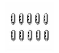10 morsetti telescopici per funi metalliche da 1-3 mm, a doppio foro, clip per cavo di sospensione, regolazione a vite, accessori di fissaggio (presa esagonale piccola)