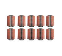 10 Morsettiere Elettriche Con Base e Foro di Fissaggio, Connettori Elettrici Rapidi Con 2 Entrate, Da 0,5 a 4 mm² Fino a 450V 32A (10 Poli)