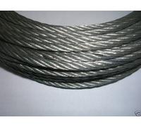 10 mt FUNE ACCIAIO INOX 49 FILI 2mm