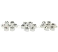 10 mt. PASSAMANERIA STRASS FIORE BASE TRASPARENTE-STRASS CRYSTAL ss13