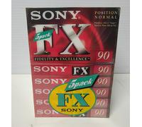 10 MUSICASSETTE CASSETTE AUDIO SONY FX 90 POSITION NORMAL IEC TYPE I NUOVE