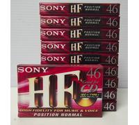10 MUSICASSETTE CASSETTE AUDIO SONY HF 46 POSITION NORMAL IEC TYPE I NUOVE