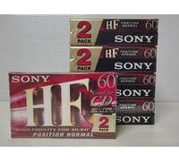 10 MUSICASSETTE CASSETTE AUDIO SONY HF 60 POSITION NORMAL IEC TYPE I NUOVE