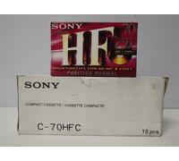 10 MUSICASSETTE CASSETTE AUDIO SONY HF 70 POSITION NORMAL IEC TYPE I NUOVE