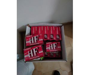 10 Musicassette SONY HF 90 - POSITION NORMAL Lotto Cartone Da 10 Unità