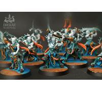 10 Namarti Thralls Idoneth Deepkin - età del sigmar COMMISSIONE dipinto