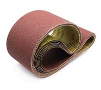 10 nastri abrasivi, 100 x 910 cm, grana 120, per levigatrice a nastro, per Güde BTS 4000 / ECO Band