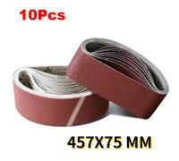 10 nastri abrasivi SATC tessuto 75x533 75x457 dimensione quantità selezionabile