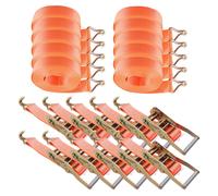 10 New Heavy Duty 10m X 50mm Ratchet Tie Down Strap Trailer Cargo Belt Truck Tie