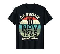 10 Novembre 1965 60° Compleanno 60 Anni 2025 Compleanno Maglietta