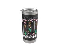 10 numeri a doppia cifra per il compleanno dell'American Pride Bicchiere termico in acciaio inox doppia parete